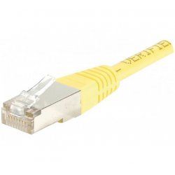 Cat6 RJ45 Patch cable F/UTP yellow - 50 m