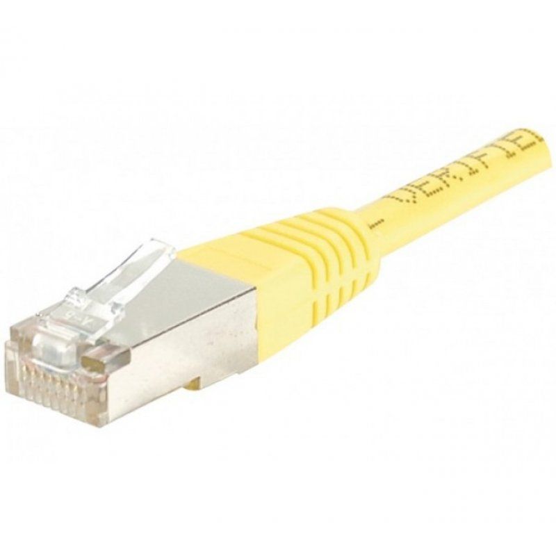 Cat6 RJ45 Patch cable F/UTP yellow - 50 m