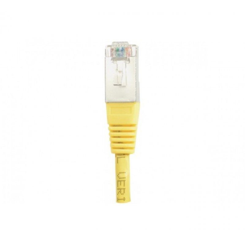Cat6 RJ45 Patch cable F/UTP yellow - 50 m