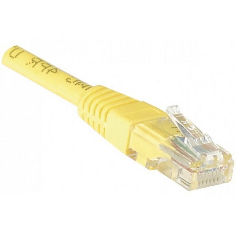 EXC 853914 networking cable Yellow 2 m Cat5e U/UTP (UTP)