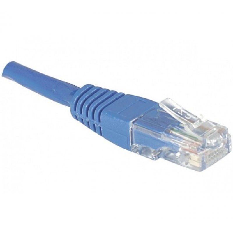 Cat5e RJ45 Patch cable U/UTP blue - 3 m