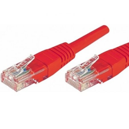 EXC 853942 networking cable Red 0.5 m Cat5e U/UTP (UTP)