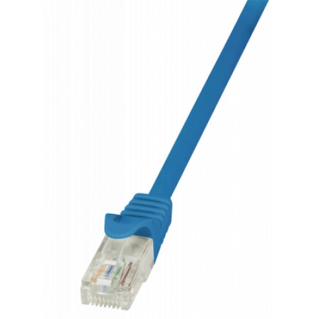 Cat5e RJ45 Patch cable U/UTP black - 0,3 m