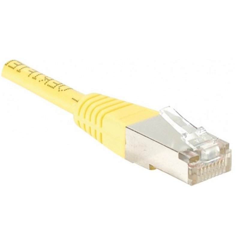 Dexlan RJ-45 Cat5e M/M 10m networking cable Yellow F/UTP (FTP)
