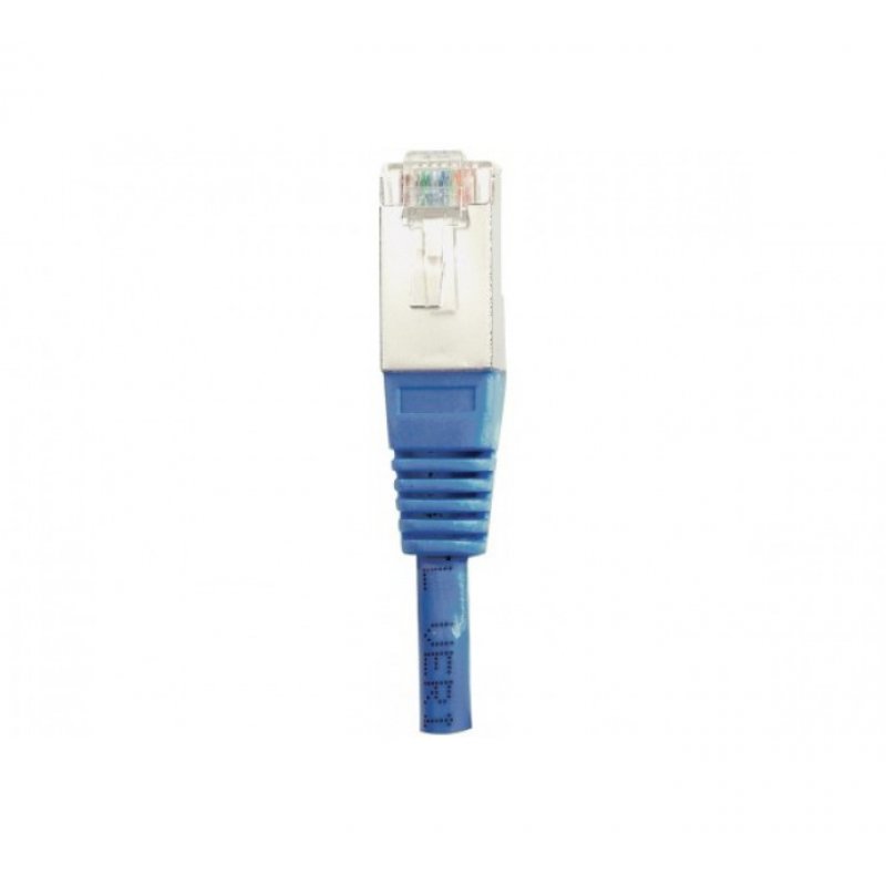 Cat5e RJ45 Patch cable F/UTP blue - 0,15 m