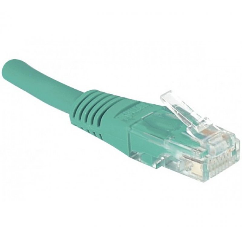 Cat6 RJ45 Patch cable U/UTP green - 2 m