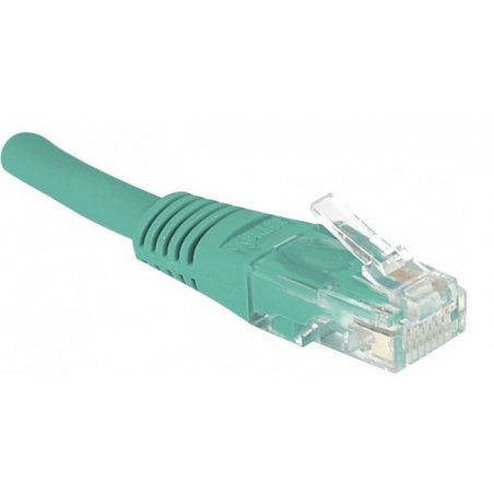 Dexlan RJ-45 Cat6 M/M 10m networking cable Green U/UTP (UTP)