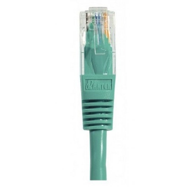 Dexlan RJ-45 Cat6 M/M 10m networking cable Green U/UTP (UTP)