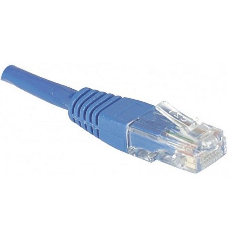 Cat6 RJ45 Patch cable U/UTP blue - 15 m