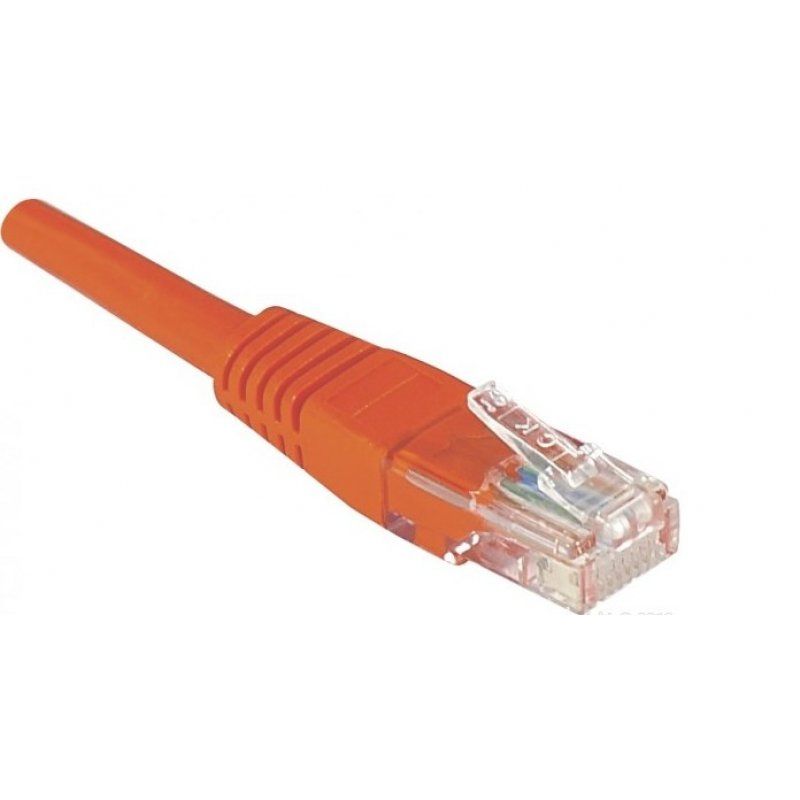 Dexlan RJ-45 Cat6 M/M 15m networking cable Orange U/UTP (UTP)