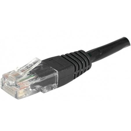 Cat6 RJ45 Patch cable U/UTP black - 10 m