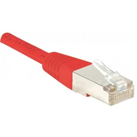 Dexlan RJ-45 Cat6 M/M 10m câble de réseau Rouge S/FTP (S-STP)