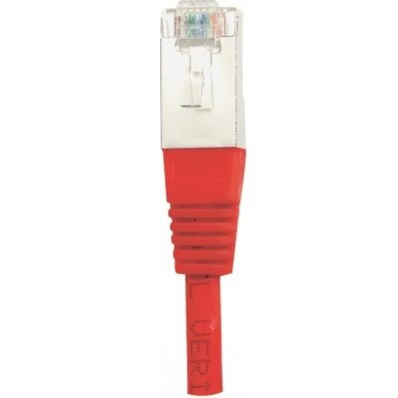 Cat6 RJ45 crossover Patch cable S/FTP red - 10 m