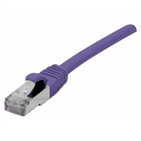 Cat6A RJ45 Patch cable F/UTP LSZH snagless purple - 7,5 m