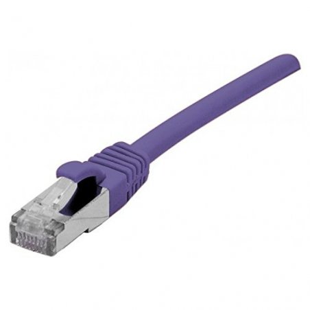 Cat6A RJ45 Patch cable F/UTP LSZH snagless purple - 10 m