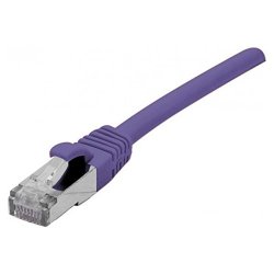 Cat6A RJ45 Patch cable F/UTP LSZH snagless purple - 20 m