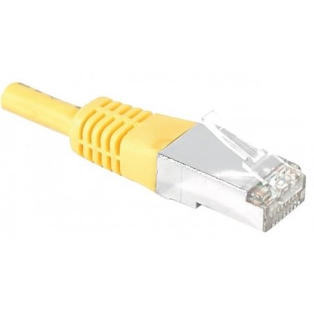 Cat6 RJ45 Patch cable S/FTP yellow - 1 m