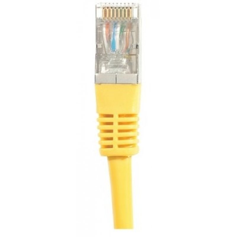Cat6 RJ45 Patch cable S/FTP yellow - 1 m