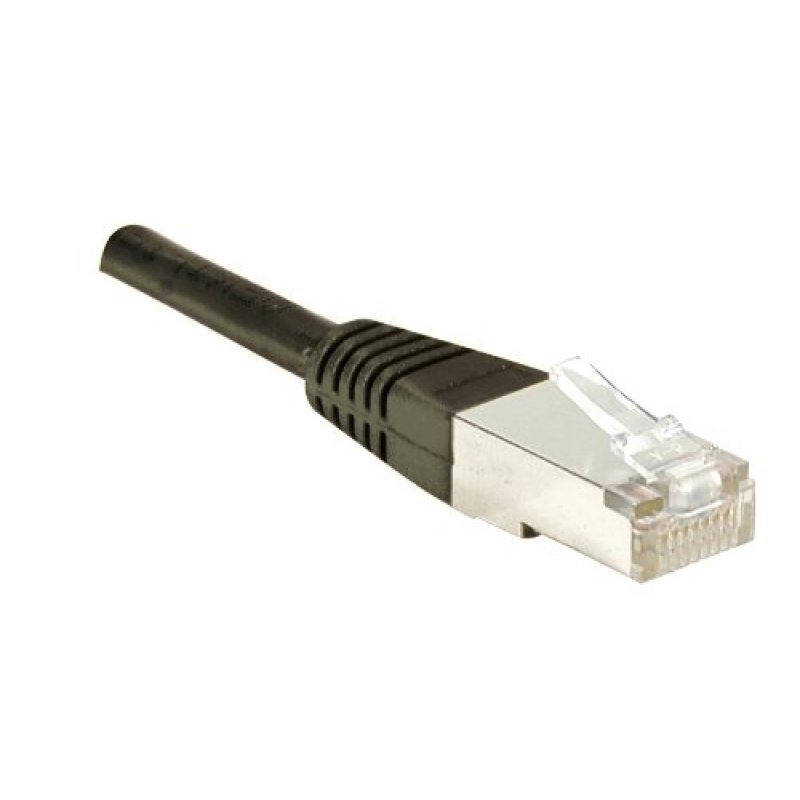 Cat6 RJ45 Patch cable S/FTP black - 1 m