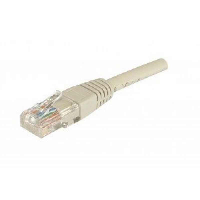 Cat5e RJ45 Patch cable U/UTP grey - 10 m