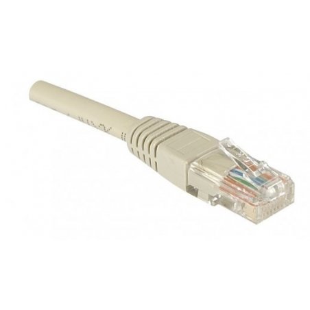 Cat5e RJ45 Patch cable U/UTP grey - 15 m