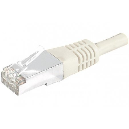 DEXLAN Cat6A RJ45 Patch cable S/FTP grey - 10 m
