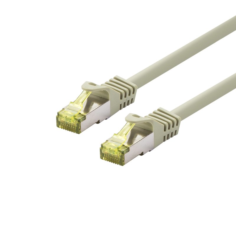 DEXLAN Cat6A RJ45 Patch cable S/FTP grey - 90 m