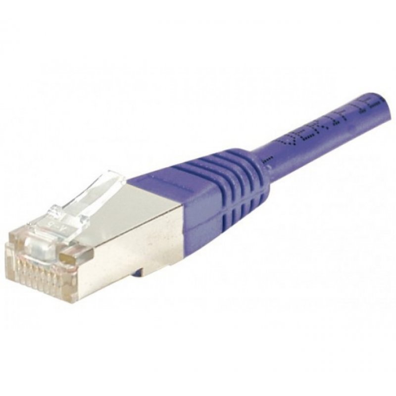 Cat6 RJ45 Patch cable F/UTP purple - 1,5 m