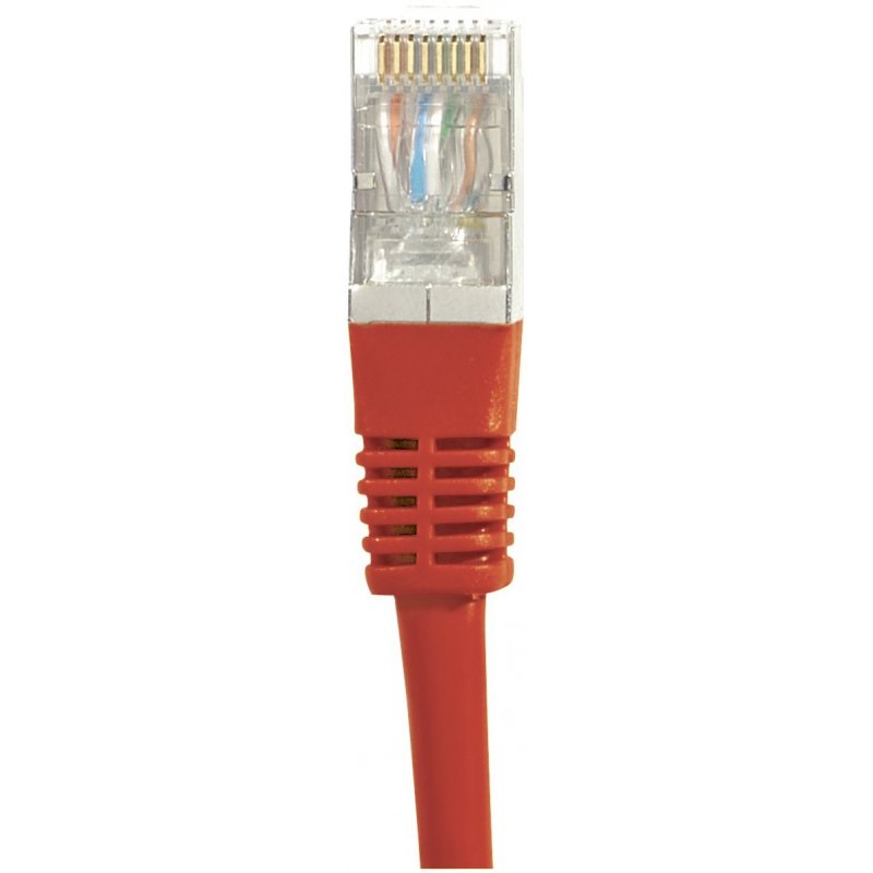 DEXLAN Cat6A RJ45 Patch cable S/FTP red - 2 m