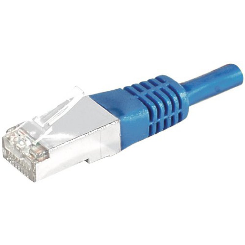 DEXLAN Cat6A RJ45 Patch cable S/FTP blue - 5 m