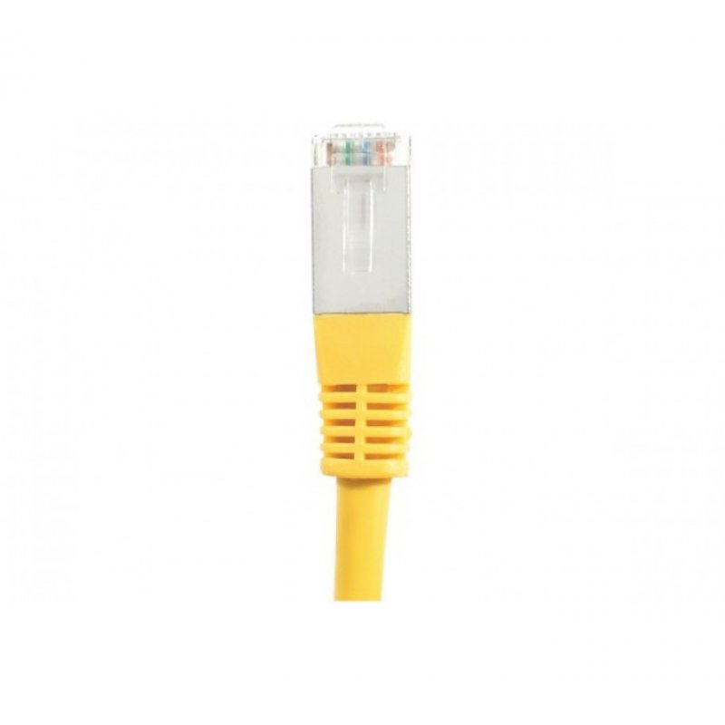 DEXLAN Cat6A RJ45 Patch cable S/FTP yellow - 25 m