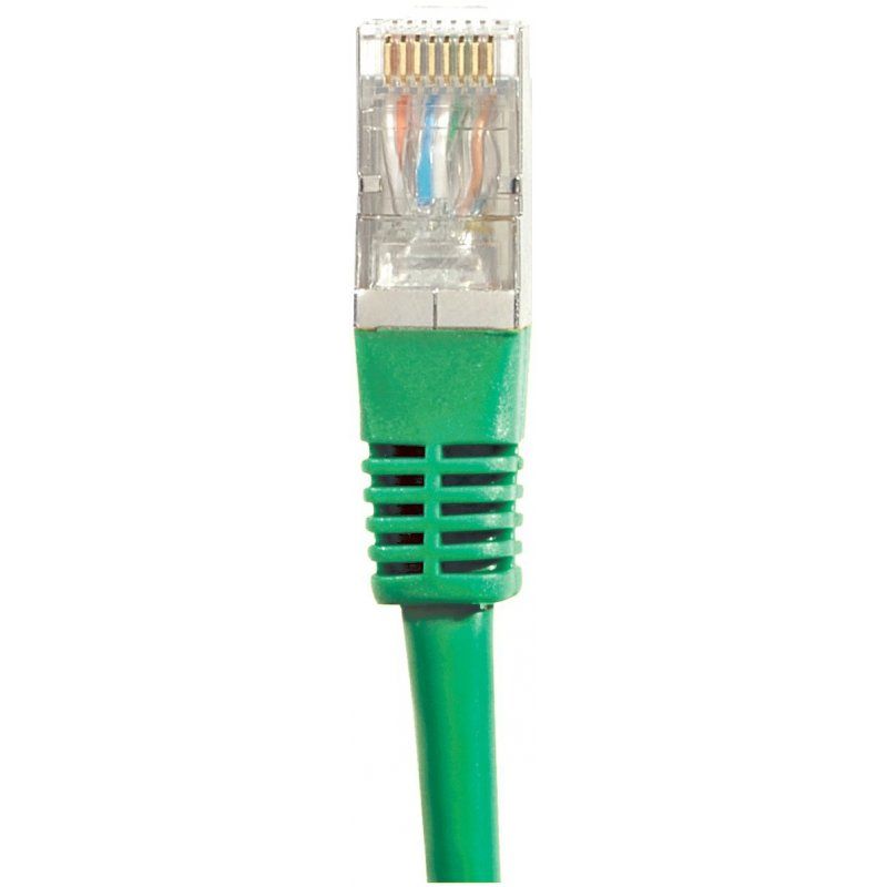 DEXLAN Cat6A RJ45 Patch cable S/FTP green - 15 m