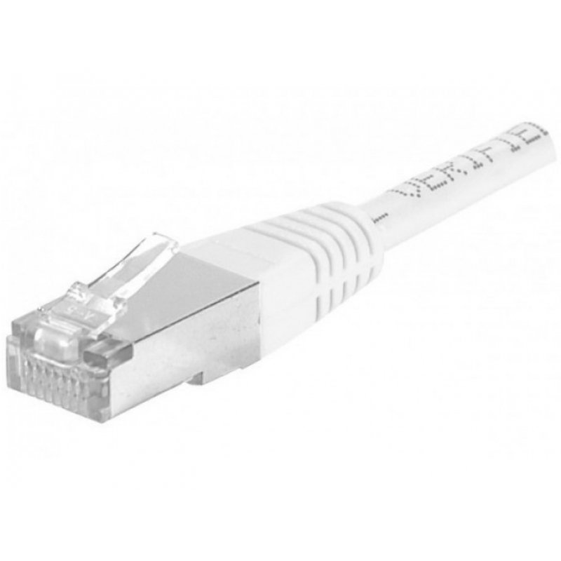 DEXLAN Cat6A RJ45 Patch cable S/FTP white - 1,5 m