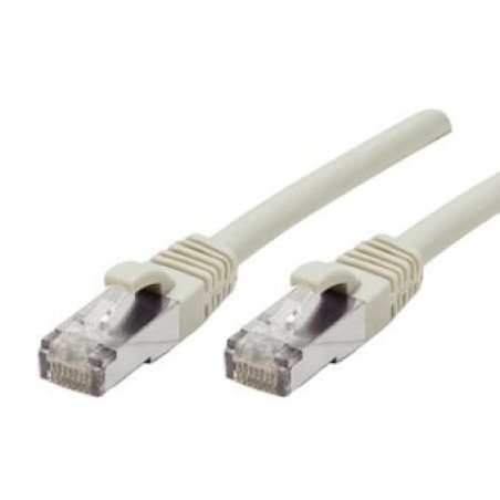 DEXLAN Cat6A RJ45 Patch cable S/FTP LSZH snagless grey - 0,3 m