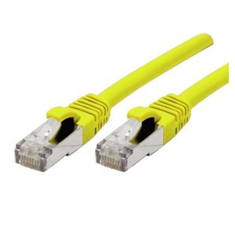 Dexlan 858418 networking cable Yellow 0.3 m Cat6a S/FTP (S-STP)