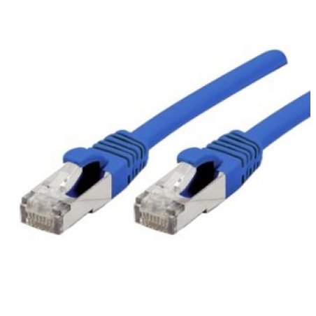 DEXLAN Cat6A RJ45 Patch cable S/FTP LSZH snagless blue - 10 m
