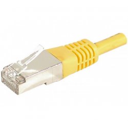 EXC 859560 câble de réseau Jaune 0,15 m Cat6a F/UTP (FTP)