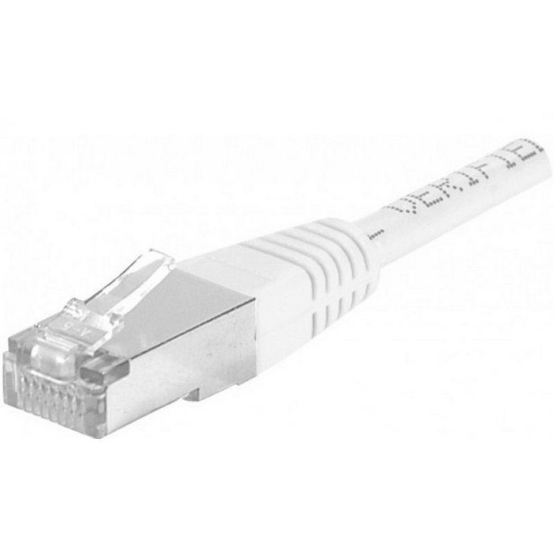 Dexlan RJ-45 Cat6a M/M 5m câble de réseau Blanc F/UTP (FTP)