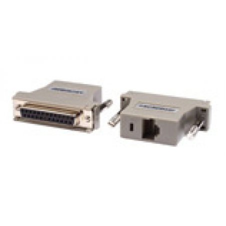 Adaptateur série RJ-45(F) en DB25(F)