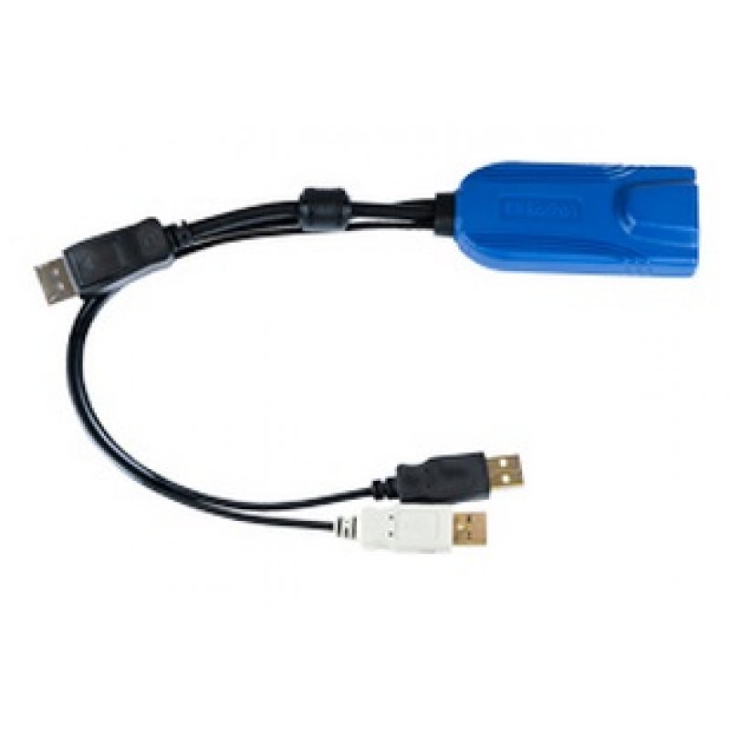Raritan D2CIM-DVUSB-DP câble kvm Noir, Bleu