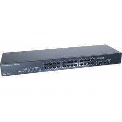 DEXLAN Gigabit Ethernet Switch- 24 x RJ45+2 SFP