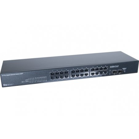 DEXLAN Gigabit Ethernet Switch- 24 x RJ45+2 SFP
