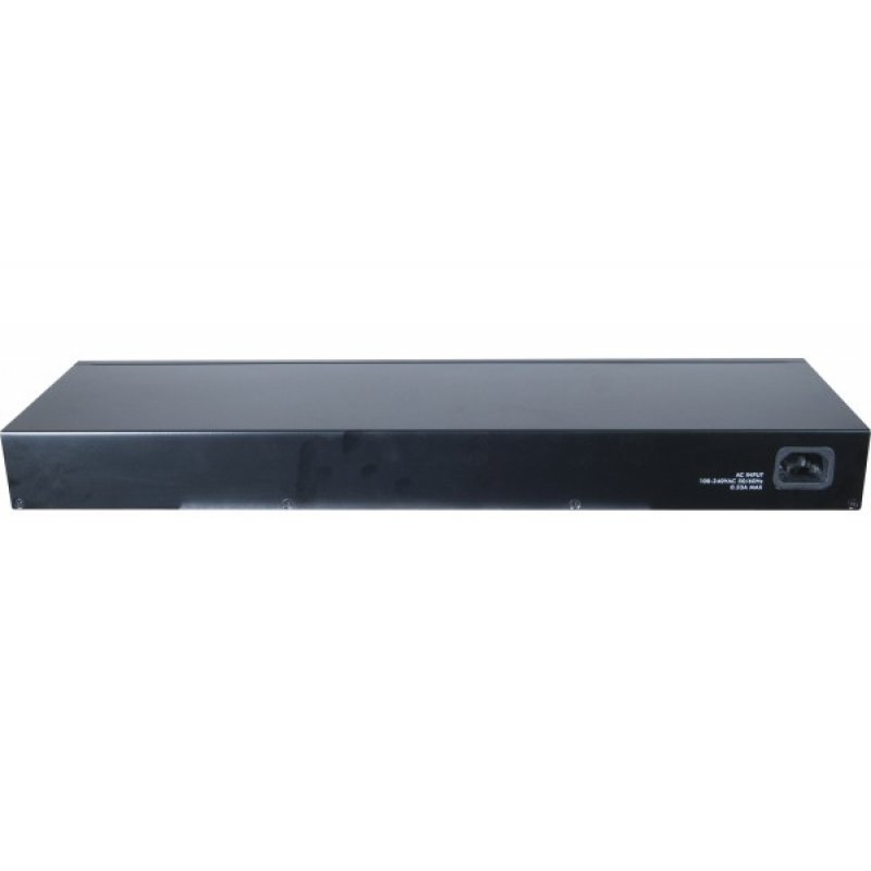 Dexlan 891026 network switch Unmanaged Gigabit Ethernet (10/100/1000) 1U Black