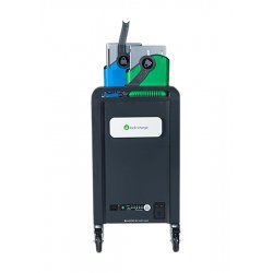 LocknCharge Carrier 20 Portable device management cart Black, Blue, Green, Metallic