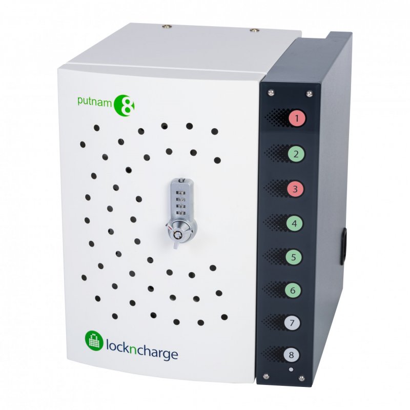 LocknCharge Putnam 8 Autonome Noir, Blanc