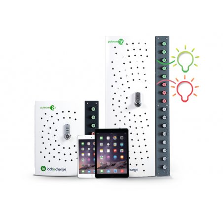 LocknCharge Putnam 16 Smartphone, Tablette Blanc Secteur Intérieure