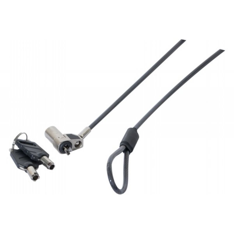 Dacomex 915015 cable lock Black, Stainless steel 2 m