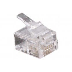 Dexlan 920420 wire connector RJ-11 Transparent
