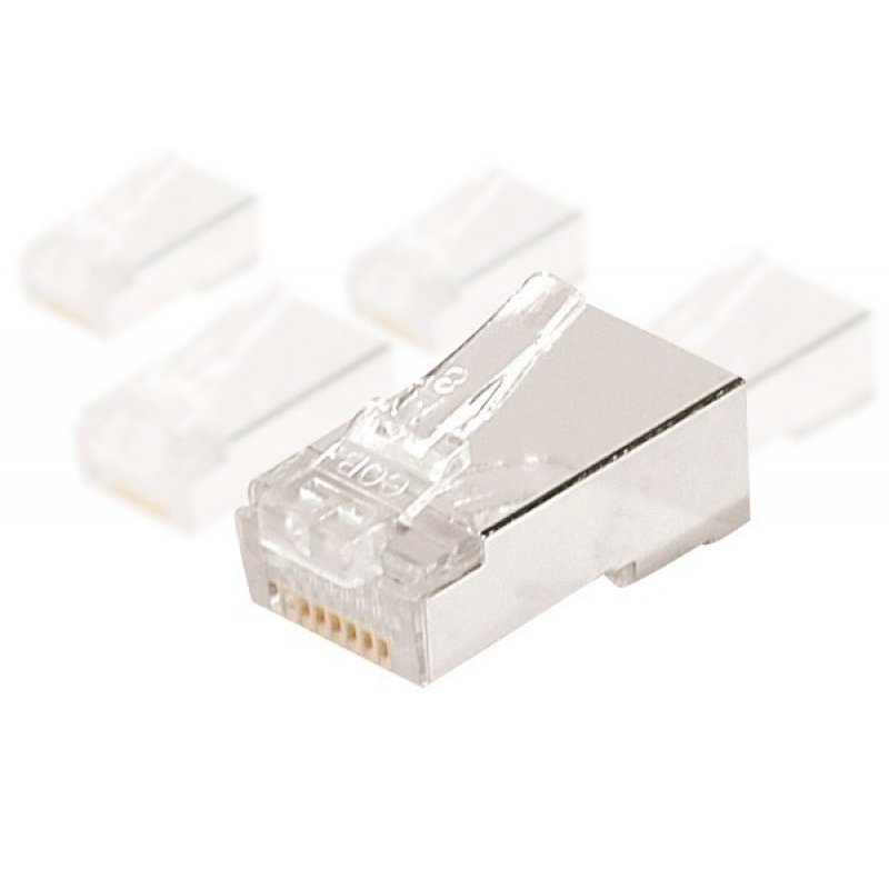 Dexlan 920580 wire connector RJ-45 Transparent
