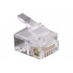 CUC Exertis Connect 920630 wire connector RJ12 Gold, Transparent